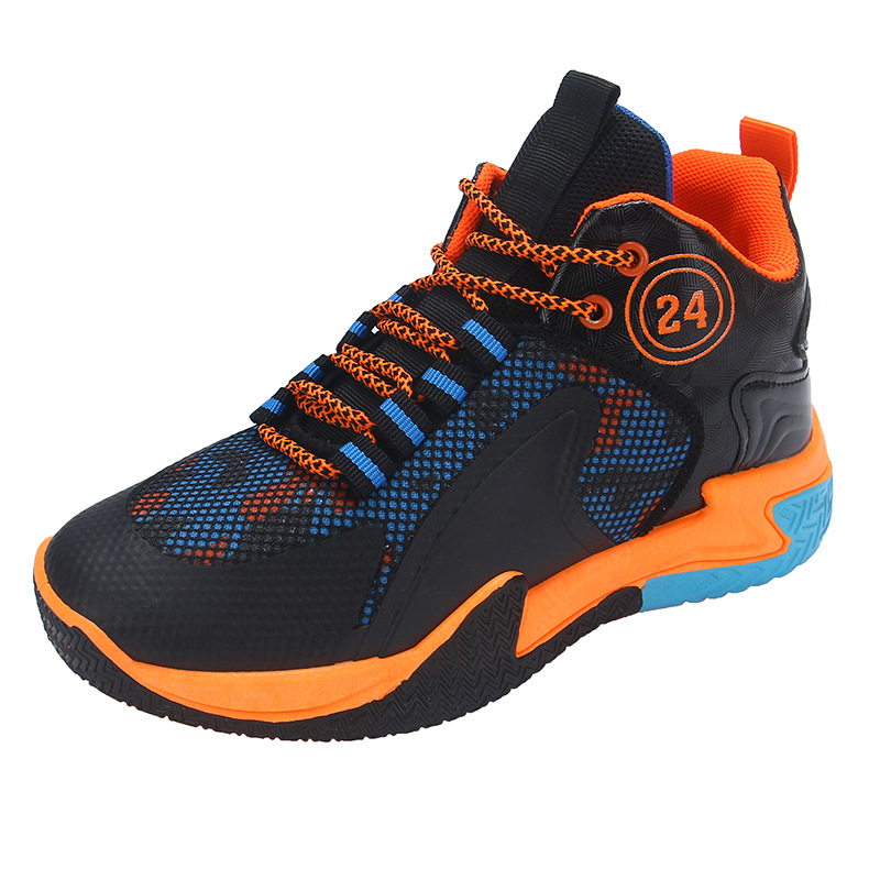 Zapatillas deportivas para niños, modelo 2025, zapatillas de baloncesto para estudiantes, zapatillas casuales transpirables de malla para niños mayores, zapatillas para correr image 9