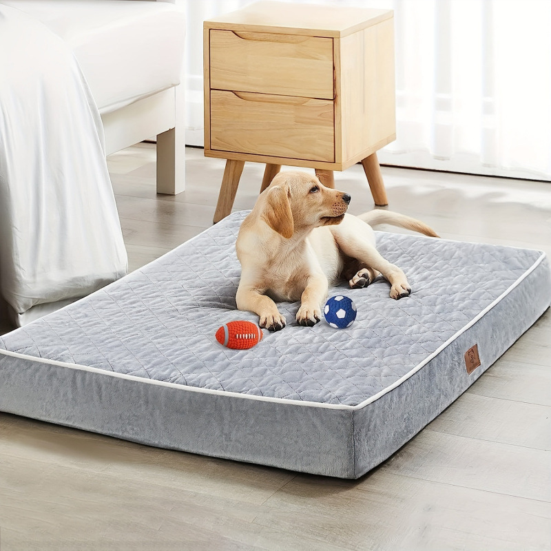 2025 Cross-Border New Pet Furniture Large Orthopedic Dog Bed for Large Dogs with Egg Grid Cushion
