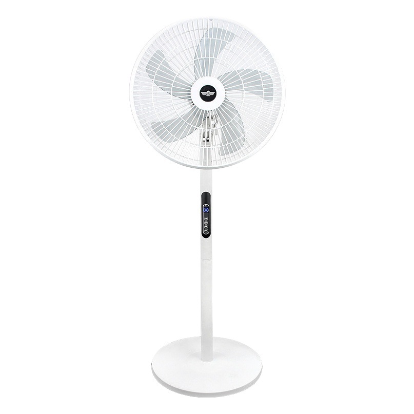 Ventilador eléctrico cuidadosamente seleccionado, ventilador de piso, ventilador doméstico, estación de control remoto silencioso, viento fuerte vertical, sacudiendo la cabeza, dormitorio de tiempo, ahorro de energía