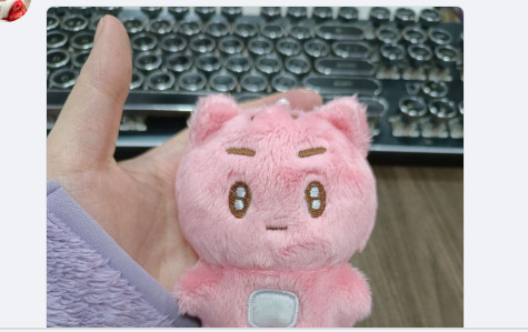 TXT Cui lianzhun Cui Fan Kui Cui Xiubin Jiang taixian misma Muñeca de Dibujos Animados llavero de Felpa Bolsa colgante