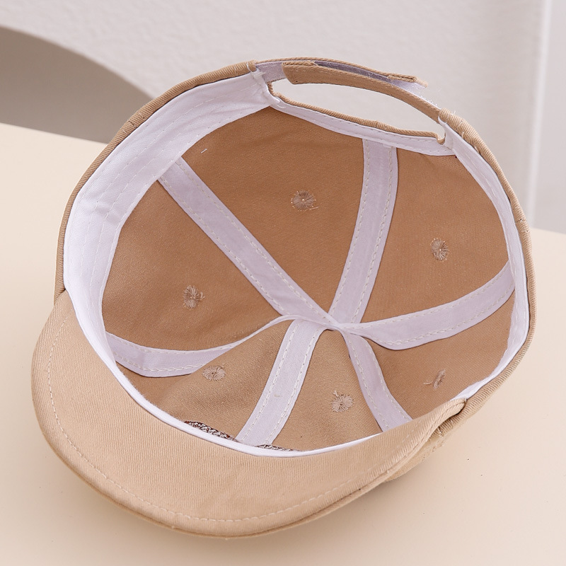 ins sombrero coreano para bebés, sombrero de lengua de goma suave, primavera y otoño, sombrero de béisbol para bebés de color sólido, mujeres y hombres, invierno y otoño