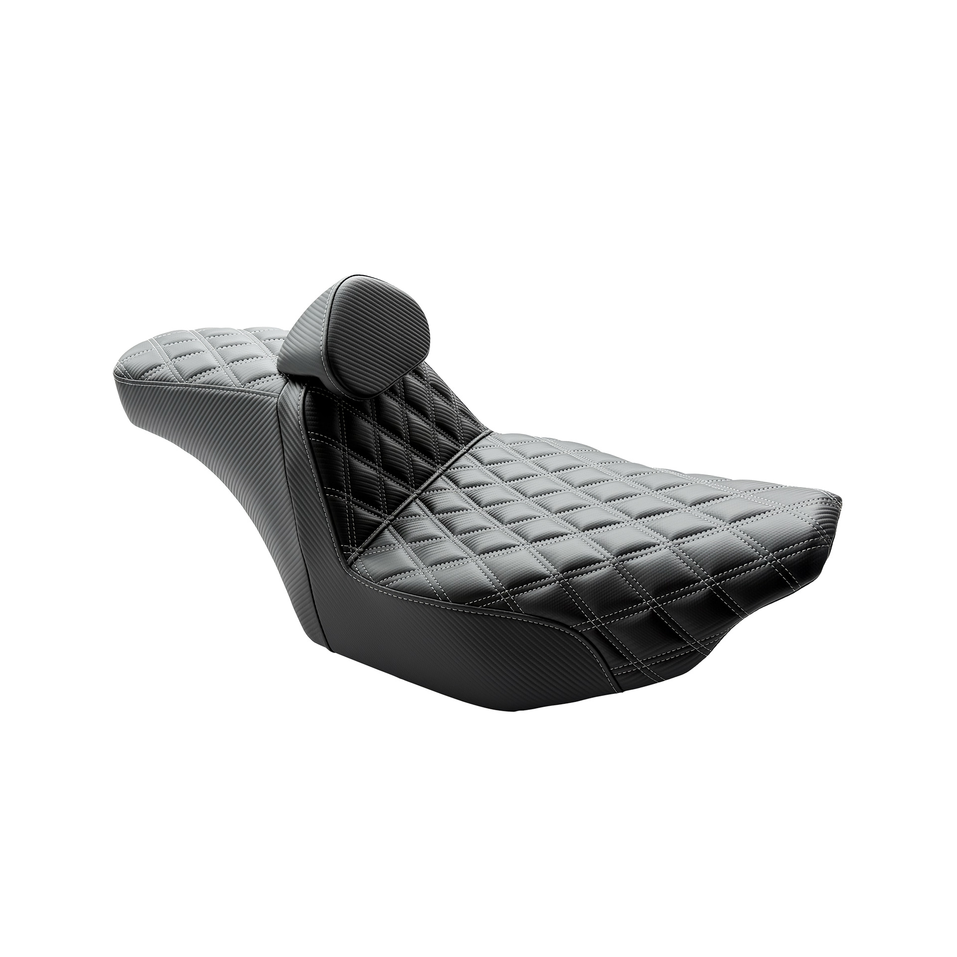 Motorcycle Seat Cushion Suitable for Harley 23.5-26 Road Glide, Road King, Step Seat Cushion Without Gel