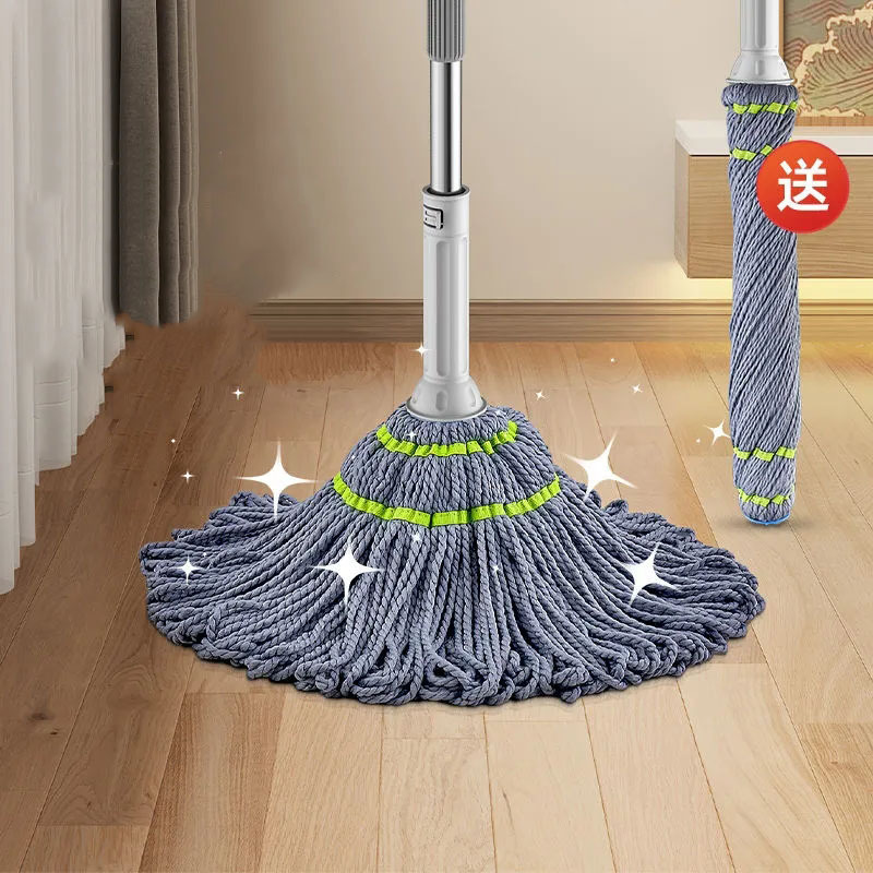 Household hand wash-free self-twist water squeeze mop 2023 new rotary transformation lazy one mop clean Mop Mop artifact
