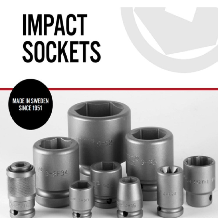 瑞典Momento 冲击套筒 1/4 3/8 1/2 5/8英寸套筒长期供应 扭矩套