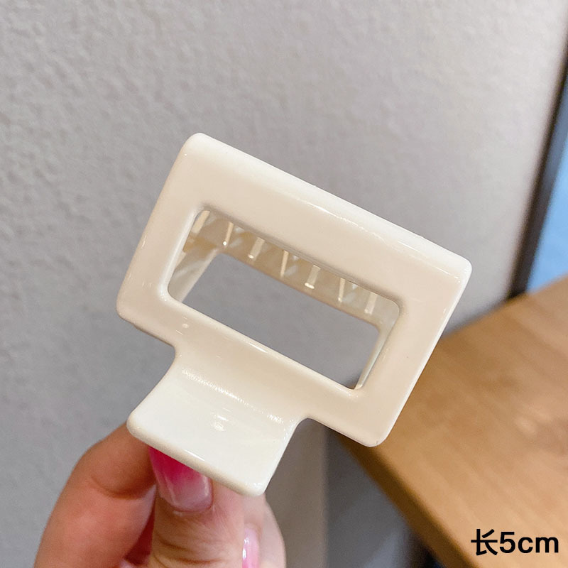 Pinza de agarre simple y versátil de temperamento, clip de tiburón grande, horquilla, pinza para el cabello de alta calidad para mujer, clip para el cabello en la parte posterior de la cabeza, accesorios para el cabello al por mayor