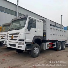 出口非洲贸易二手豪沃前四后八自卸车 8.6米右驾驶翻斗车