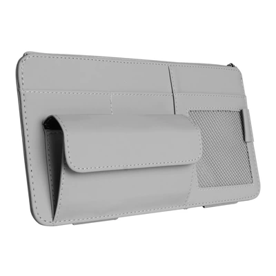 Car Sun Visor Storage Clip, Multimediya və saxlama aksesuarları - gray
