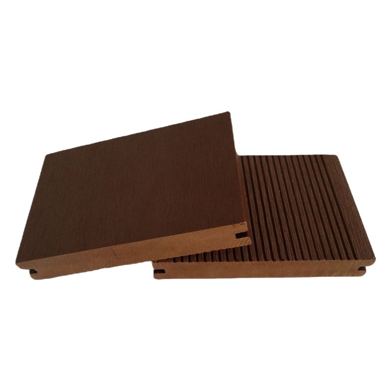 Fábrica de piso de plástico de madera al aire libre de plástico sólido piso de madera patio jardín ingeniería al aire libre decorativo Placa de agujero cuadrado anti-corrosión
