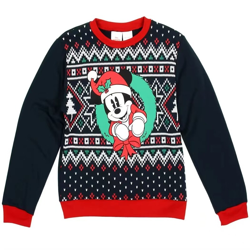 Cross-Border Foreign Trade New Product the Simpsons Christmas Theme 3D Digital Printed Hat Men's Crew Neck Sweatshirt