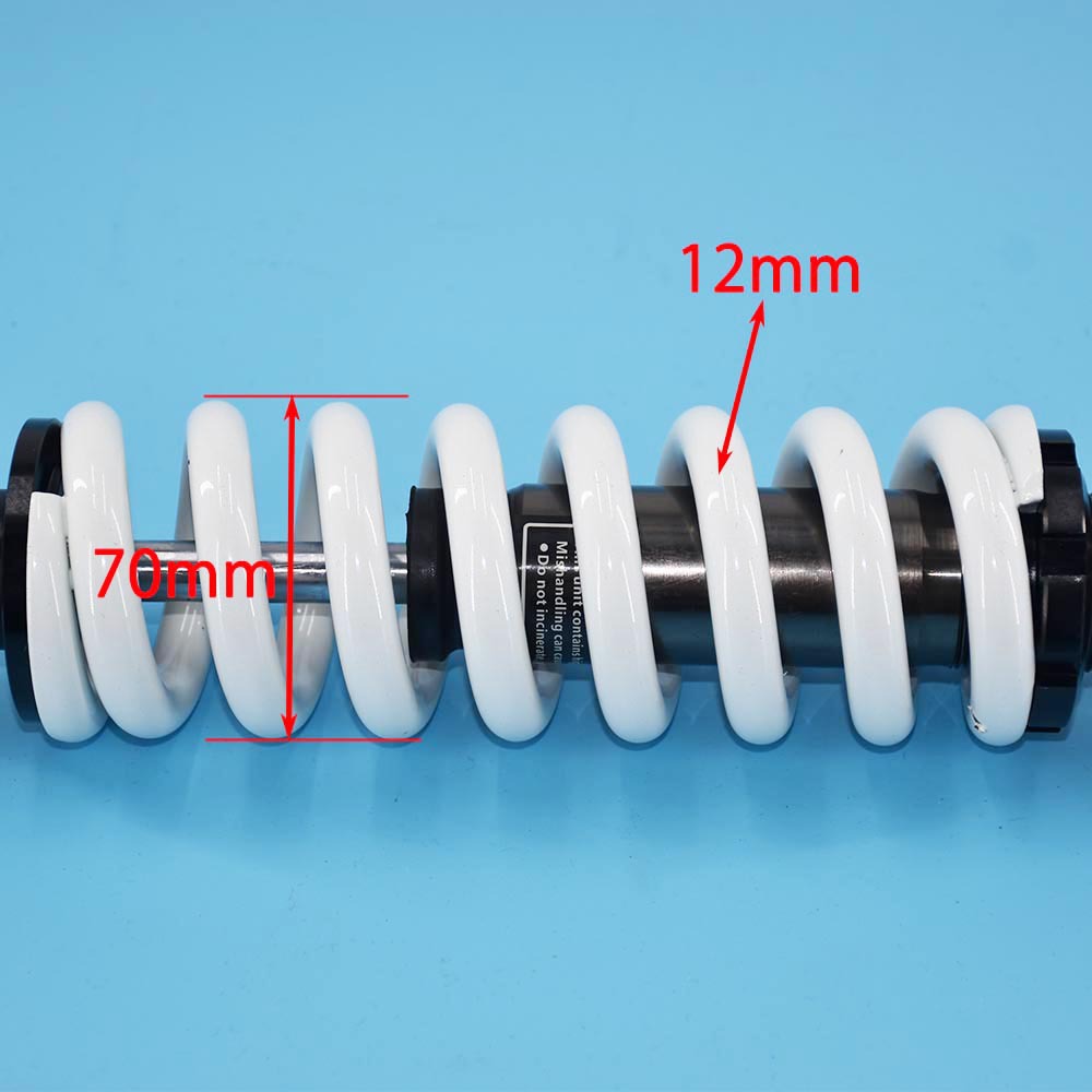 Cross-Border Wholesale Large Off-Road Motorcycle Rear Shock Absorber with Built-In Airbag Shock Absorption, 360mm Hole Spacing