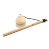 Spinning top from natural wood for gym, wooden toy, wholesale