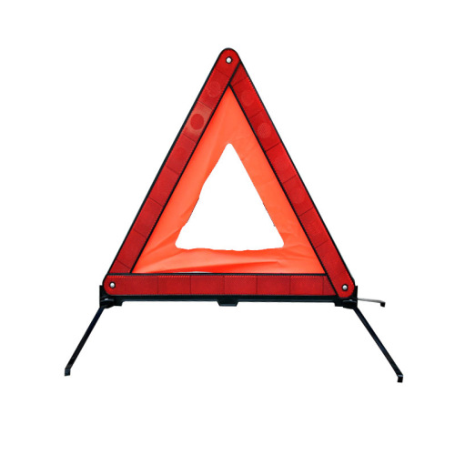 Car warning triangle, car safety self-driving emergency equipment, reflective folding warning tripod, cross-border
