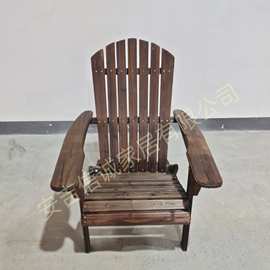 安吉信诚实木青蛙椅家具桌椅拆装户外Adirondack chair沙滩桌椅