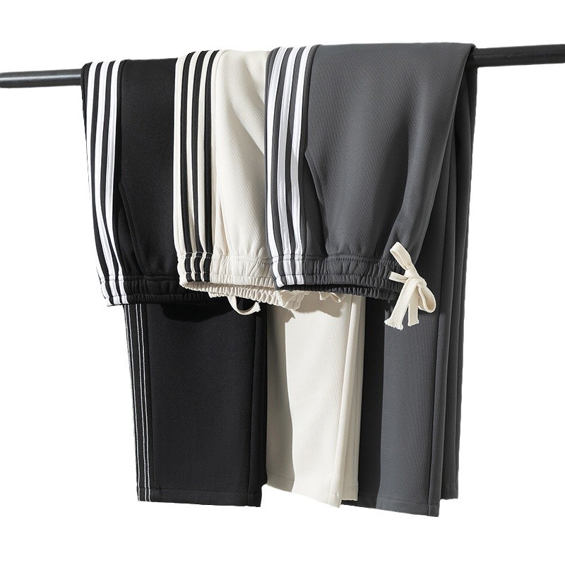 2024 otoño nuevo adolescente relajado ocio pantalones de pierna ancha recta hombre otoño y invierno estudiantes pantalones retrógrados al por mayor