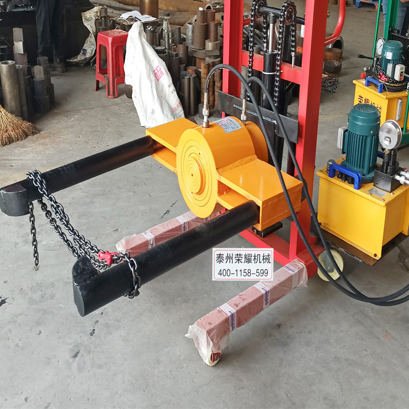 FBL电动液压拉马小车升降车载式拔轮器拔皮带轮50T100T200T300吨