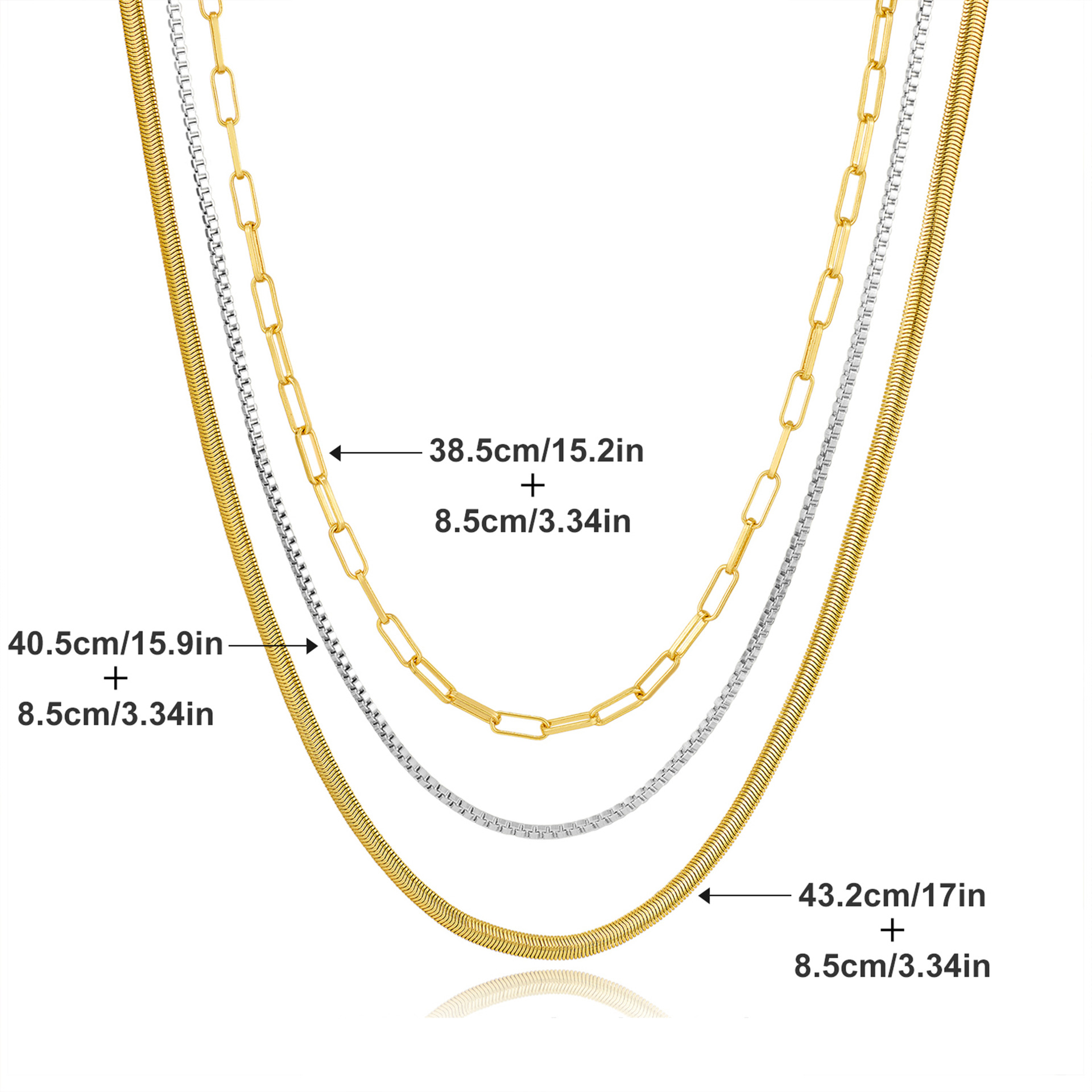 european-and-american-cross-border-plating-design-sense-exquisite-high-sense-snake-twist-rope-layered-necklace-irregular-clavicle-chain-necklace-jewelry