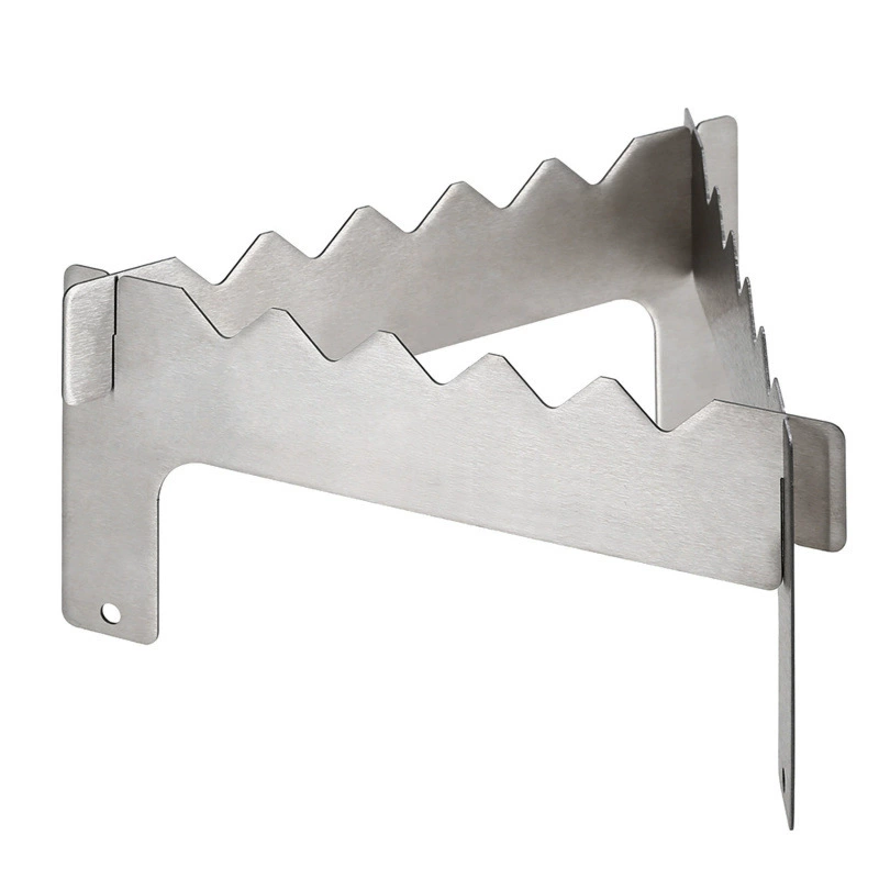 Трансграничный открытый чистый титан спирт печь кронштейн фитинги треугольная опорная рама из нержавеющей стали портативный держатель горшка