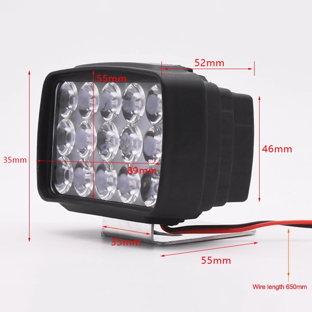 1pcs-Motorcycle-Headlight-15LE