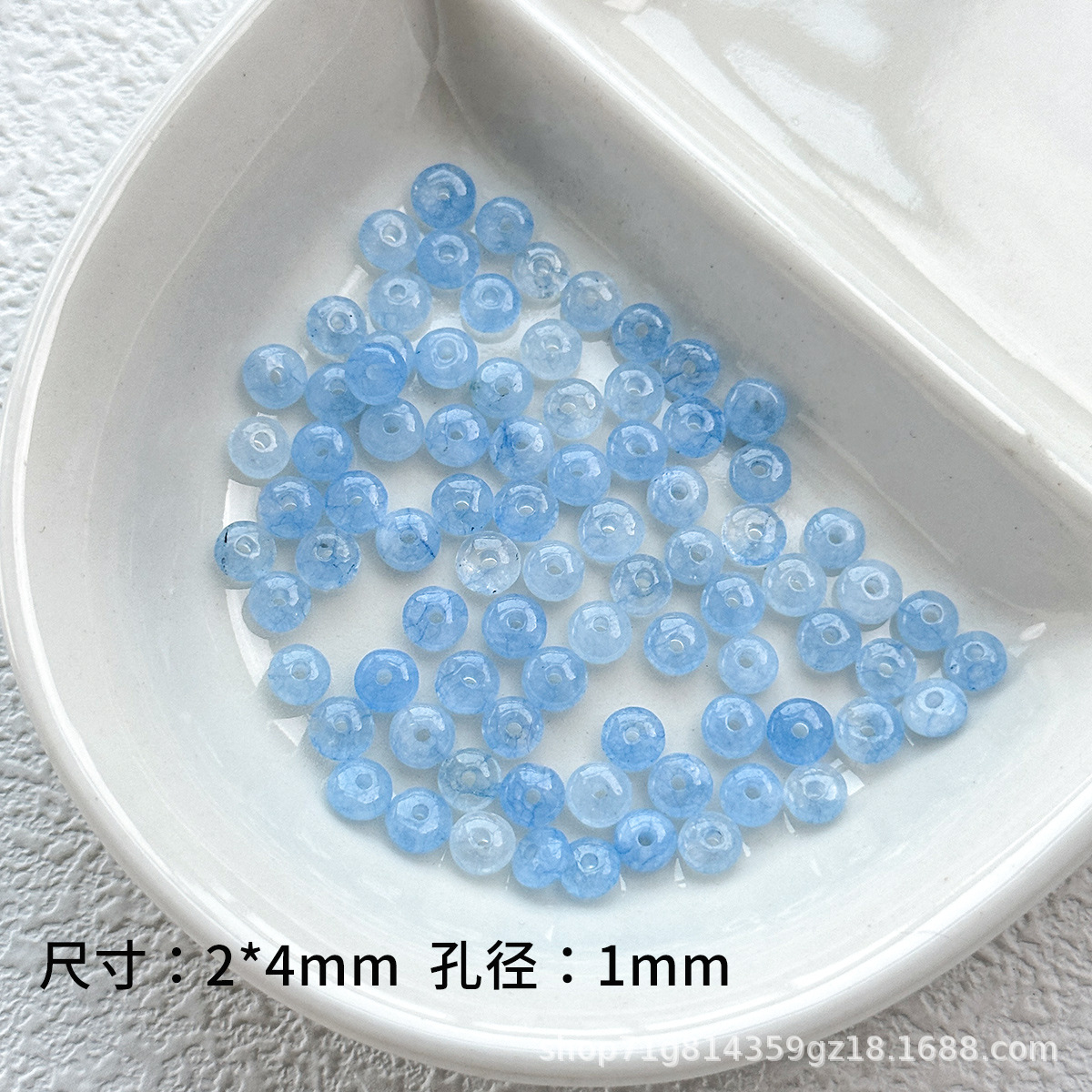 Nuevo ábaco natural chino diafragma plano perlas separadoras de perlas dispersas diy accesorios de joyería de perlas accesorios de material