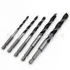 5 個セット三尖木工ドリル 4mm8mm10mm 木工拡孔および穿孔ツールセット