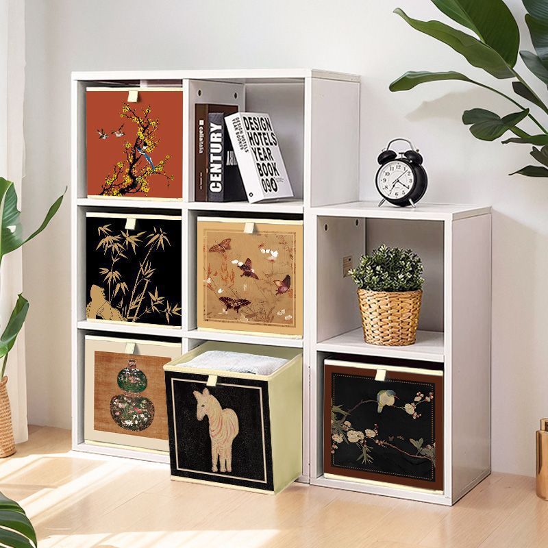 Medieval Style Kalake Storage Basket Sundries Household Clothing and Toy Storage Box Bedroom Living Room Large Capacity