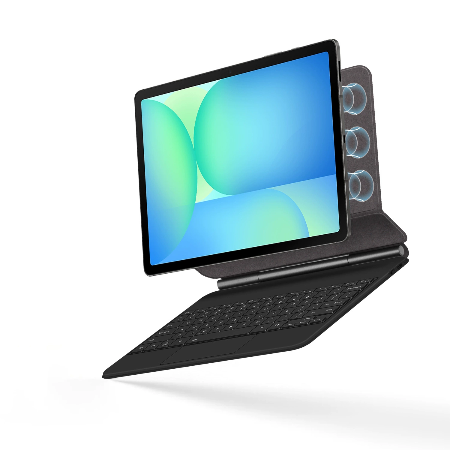 Подходит для Samsung Tab S10FE+13.1 Плашет Магический клавиатура S10FE PlusX620 Bluetooth клавиатура кожаный чехол