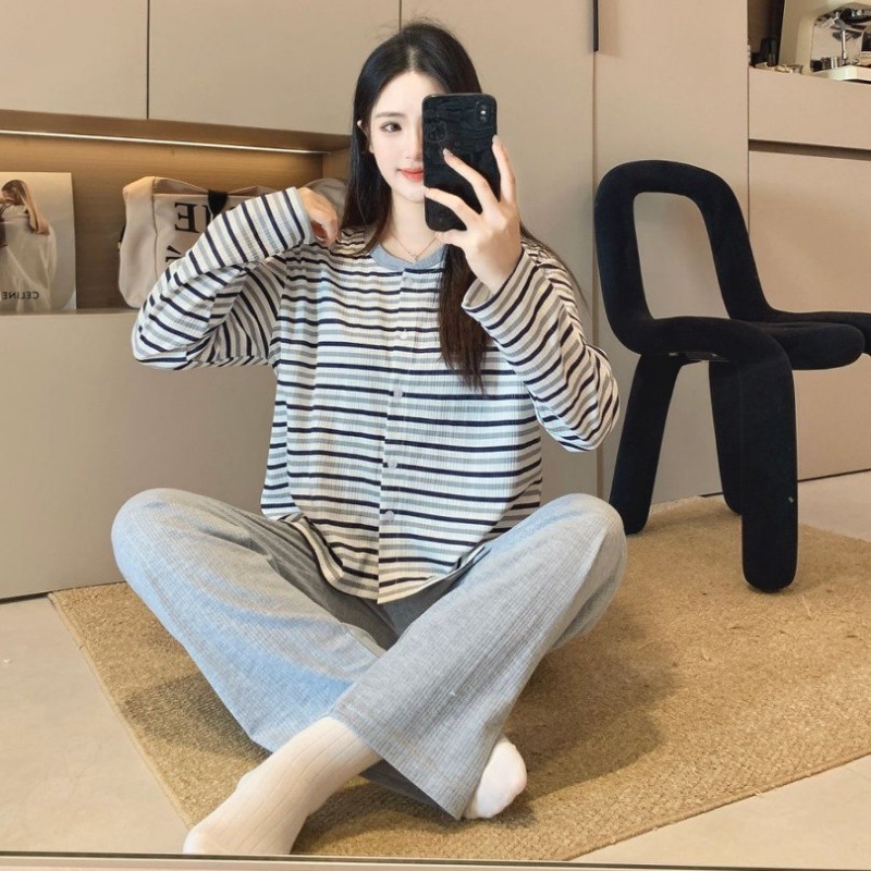 F긴소매-349 그레이스트라이프