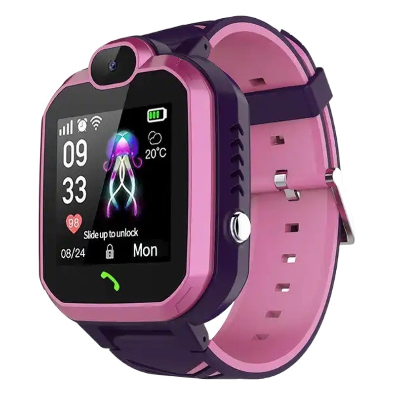 Reloj Telefónico Infantil con Localización, Modelo Nuevo Transfronterizo 2025, Pantalla Táctil de Alta Definición, Cámara, Reloj Inteligente para Estudiantes E18