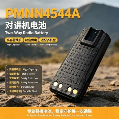 PMNN4544智能数字对讲机2450mAh锂电池IP68防水适配DP3400 DP4801