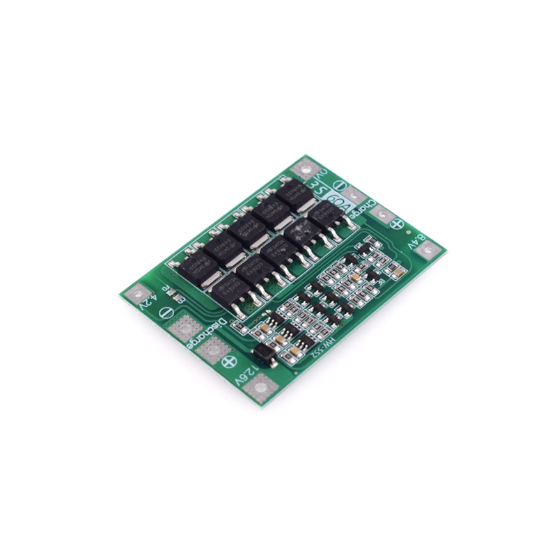 3 cuerdas 11,1 V 12,6 18650 Placa de protección de la batería de litio con cinturón equilibrado para mejorar 60A corriente