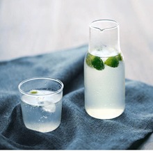 日式一人饮 茶壶套装 一人一壶套装 家用早餐杯水杯玻璃杯果汁杯