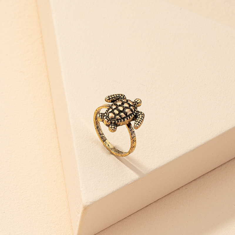 Fashion Tortoise Retro Ring display picture 2