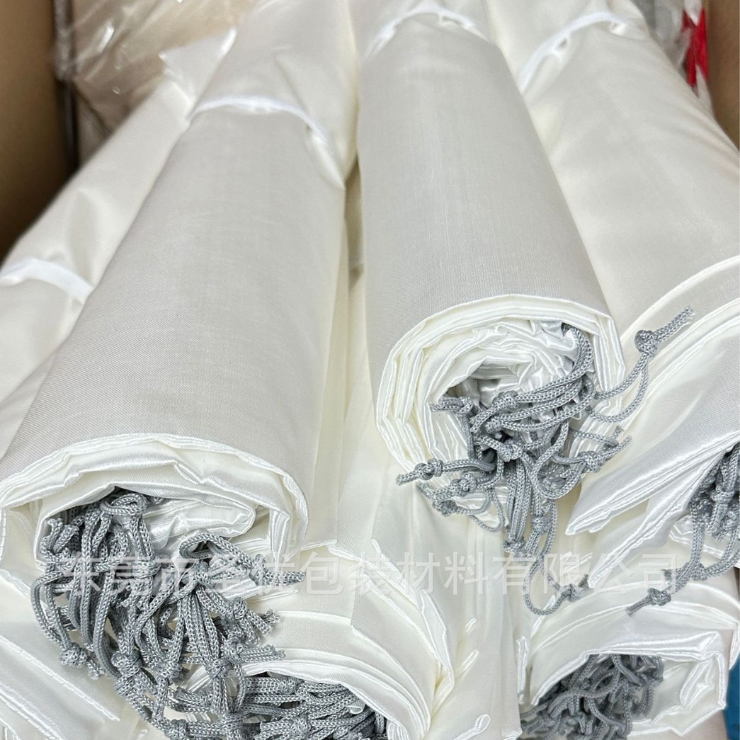 Wholesale Simulated Silk Satin Flap Pocket Pants Bag Dust Bag Clothes and Shoes Organizing Cosmetics Bag Travel Storage Bag