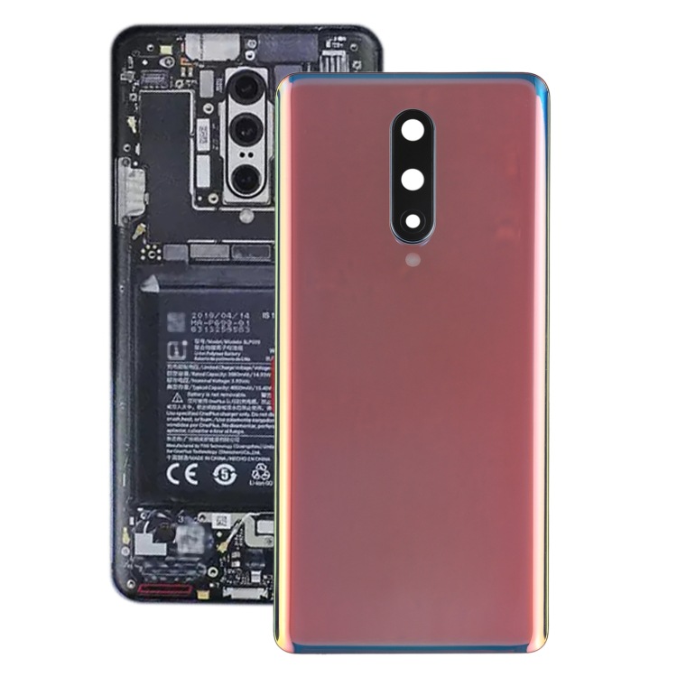 Aplicable para OnePlus 8 Batería cubierta trasera con anillo de foto