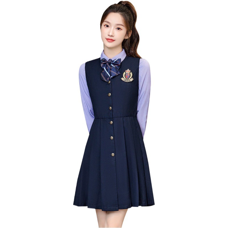 Одежда для детского сада рабочая одежда платье Женский вчера костюм колледж Стиль класс одежда JK Униформа учебное заведение одежда учителя