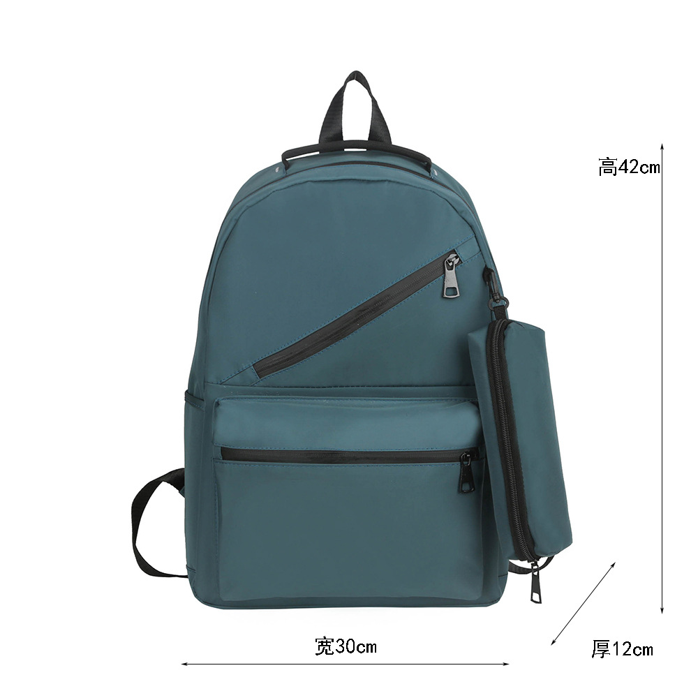 Nuevas mochilas transfronterizas Oxford tela mochila de estudiantes de gran capacidad con bolsas de bolígrafo mochilas casuales para hombres y mujeres
