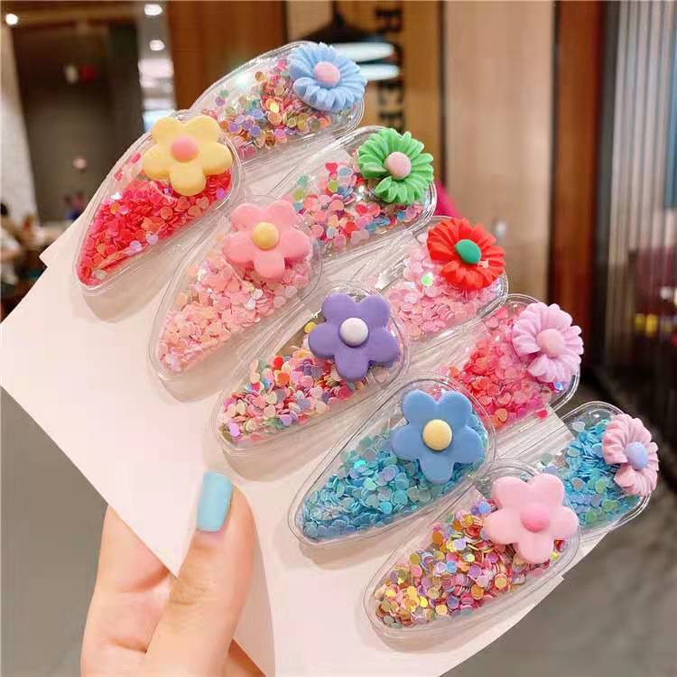 150g Weight Hair Accessories Classification Cartoon 5-Piece Set, Cartoon 10 PCs Set, Cartoon 20-Piece Set Quantity Business Occasion Flower Pattern Kid'S Gender Cartoon Style Style Children's Fruit Hairpin Cute Girl Small Daisy Headdress 3