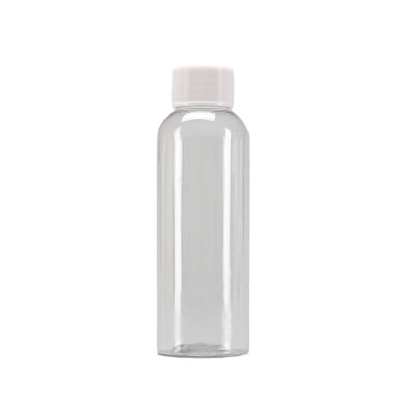 現品30ml 100ml 500mlねじ込み蓋プラスチックボトルpet透明液体分注ボトル丸肩密封小サンプルボトル|undefined