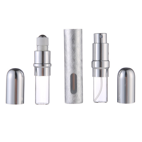 Factory direct sales 10ml 12ml anti-leakage ball spray bottle at both ends, essential oil roller bottle, perfume refill bottle