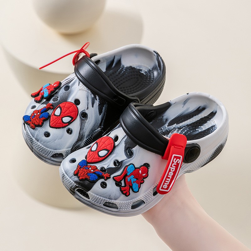 Zapatillas de verano para niños EVA resbaladizo pedazo de mierda sensación de cabeza transpirable niña usaba zapatos de agujero de playa de niños image 6