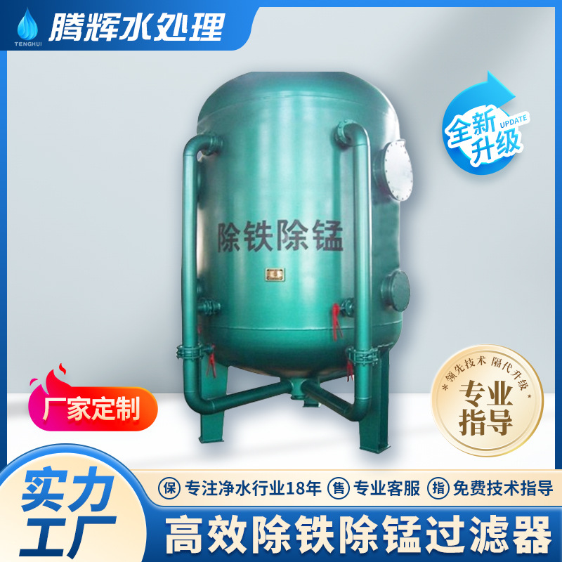 全自动除铁除锰砂过滤器 钛棒铁除砂出锰砂井水水质除铁锰设备