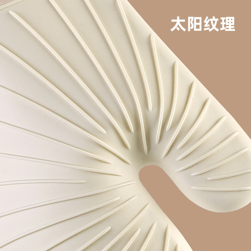 Amazon's new sun pattern silicone insulation gloves cartoon cream color baking microwave oven kitchen accessories