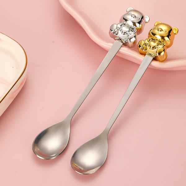 Creative cartoon spoon stainless steel
