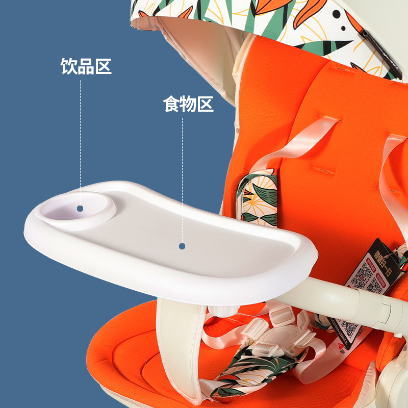 Pushchair meal plate for baby, detachable eating tray, universal, suitable for Procare X6 / Bebebus stroller