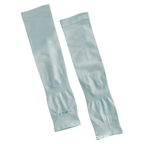 Cross-border ice silk sunscreen arm sleeves high elasticity summer cycling fishing men's arm protector UV protection ice cool sweat ice sleeves