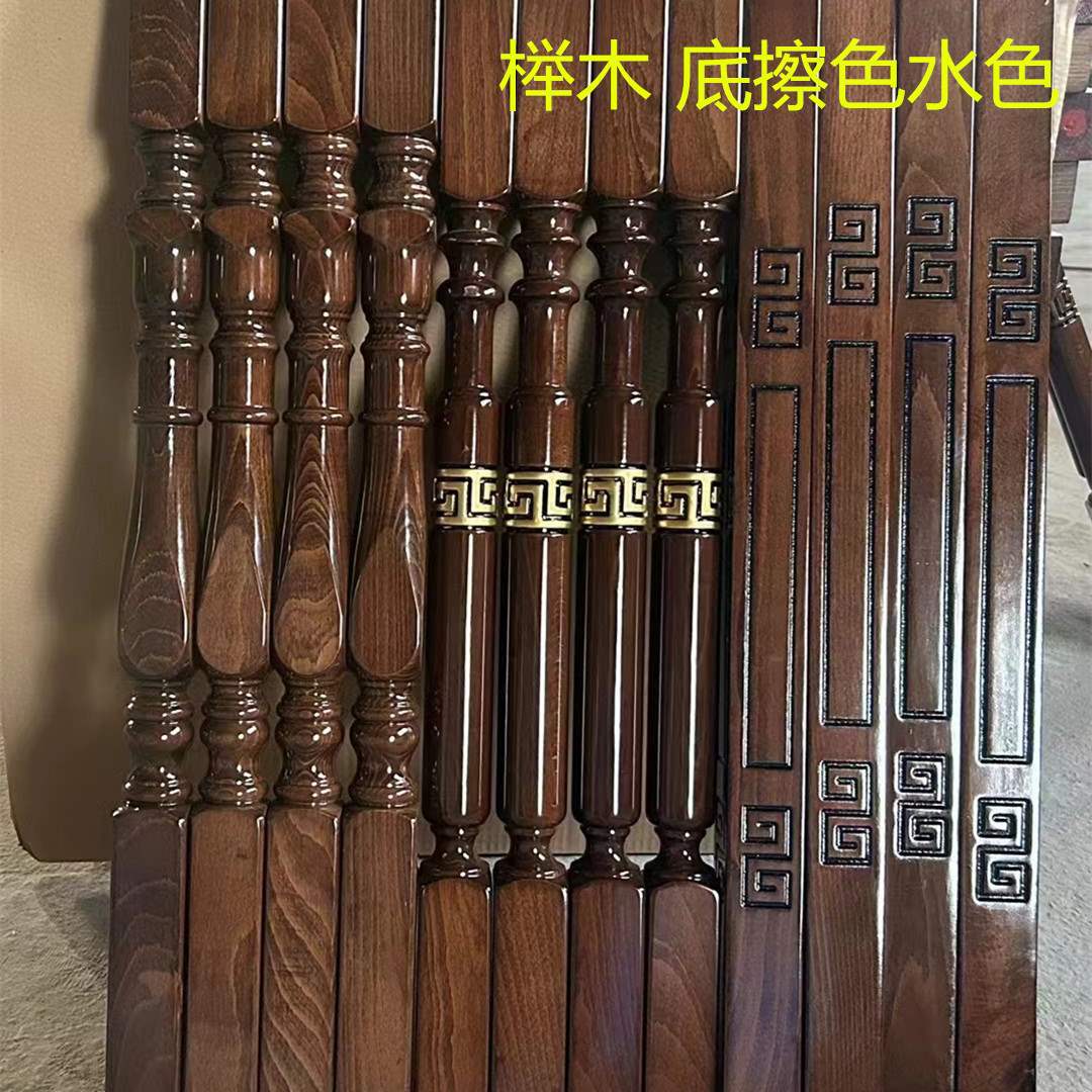 너도밤나무 원형조각금기둥 5.5*5.5(검은호두색)