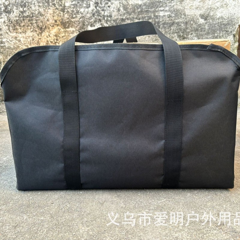 スポットの新しい薪収納バッグ、大型ポータブル、丈夫で耐久性のある大容量600Dオックスフォード布収納バッグ|undefined
