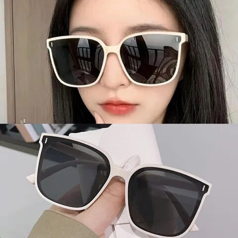 GM New Couple Sunglasses, Fashionable Retro Trendy, Large Face Slimming, Polarized Sunglasses for Street Style
