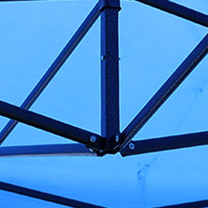 Carpa publicitaria plegable 3x3 m con tela transparente opcional