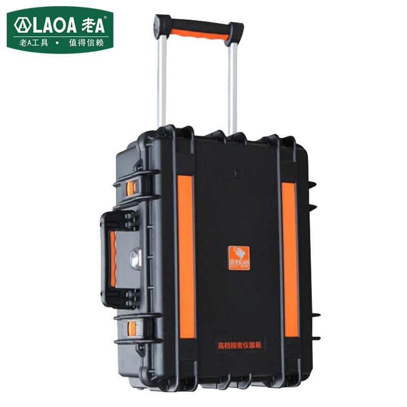 LAOA viejo a prueba de golpes caja de instrumentos portátil instrumento alemán caja de herramientas de 11 pulgadas LA115111